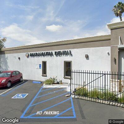 Thumbnail image of the front of a dentist office practice with the name Maranatha Dental Practice Hernando Saurez which is located in Garden Grove, CA