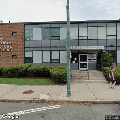 Thumbnail image of the front of a dentist office practice with the name Cambridge Dental Clinic which is located in Cambridge, MA