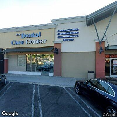 Thumbnail image of the front of a dentist office practice with the name The Dental Care Center which is located in Van Nuys, CA