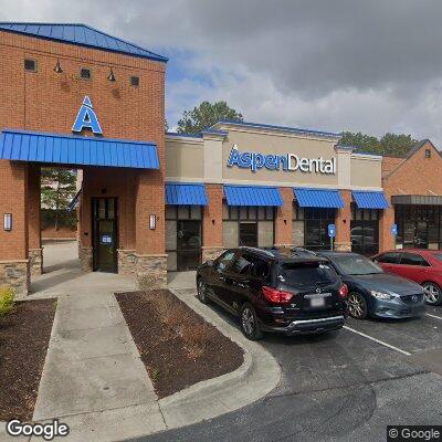 Thumbnail image of the front of a dentist office practice with the name Aspen Dental which is located in Stockbridge, GA