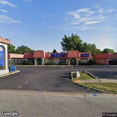 Thumbnail image of the front of a dentist office practice with the name Dyer Family Dentistry which is located in Dyer, IN