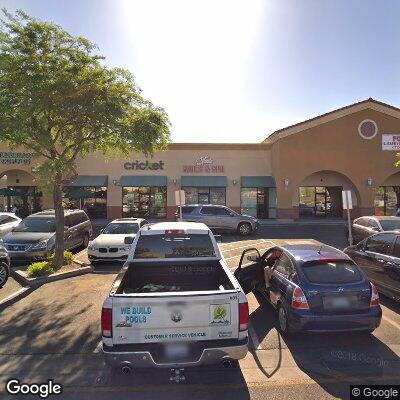 Thumbnail image of the front of a dentist office practice with the name Rainsprings Dental Group which is located in Las Vegas, NV