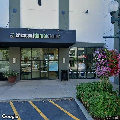 Thumbnail image of the front of a dentist office practice with the name Crescent Dental Center which is located in Pleasant Hill, CA