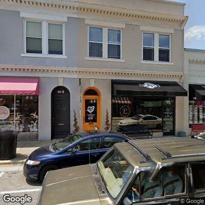 Thumbnail image of the front of a dentist office practice with the name Peak City Family Dentistry which is located in Apex, NC