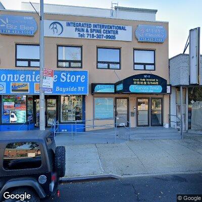 Thumbnail image of the front of a dentist office practice with the name Clearview Dental which is located in Bayside, NY