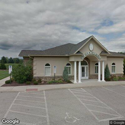Thumbnail image of the front of a dentist office practice with the name Blue Heron Dentistry which is located in Copley, OH