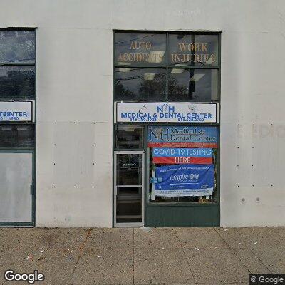 Thumbnail image of the front of a dentist office practice with the name Nh Medical and Dental Center which is located in Hempstead, NY