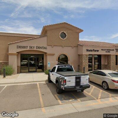 Thumbnail image of the front of a dentist office practice with the name Desert Sky Dental which is located in Casa Grande, AZ