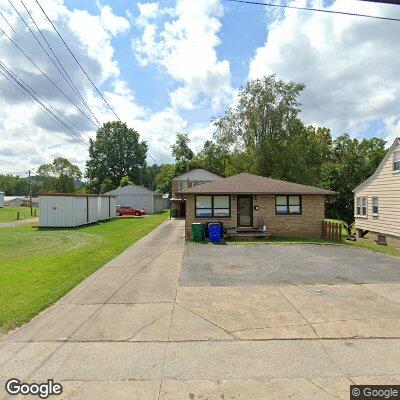 Thumbnail image of the front of a dentist office practice with the name Dr. James J Gandee, DDS which is located in Bridgeport, WV