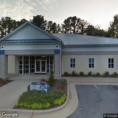 Thumbnail image of the front of a dentist office practice with the name University Dental Associates which is located in Cary, NC