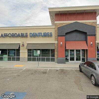 Thumbnail image of the front of a dentist office practice with the name Affordable Dentures & Implants which is located in Boise, ID