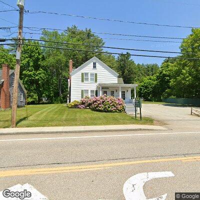 Thumbnail image of the front of a dentist office practice with the name Faulkner Teguis Orthodontics which is located in Rochester, NH