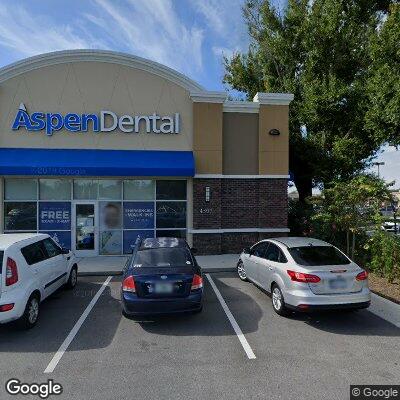 Thumbnail image of the front of a dentist office practice with the name Aspen Dental which is located in Saint Cloud, FL