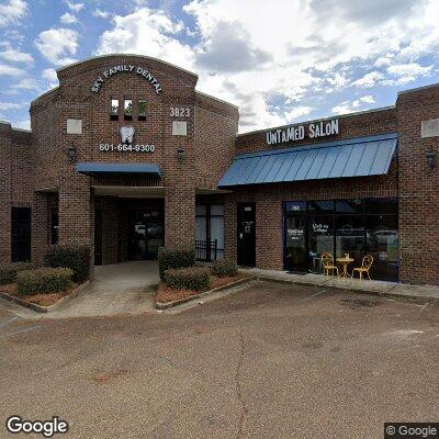 Thumbnail image of the front of a dentist office practice with the name Hayes Family Dentistry which is located in Pearl, MS