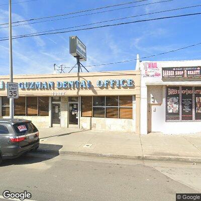 Thumbnail image of the front of a dentist office practice with the name Guzman Dental Office which is located in Arleta, CA