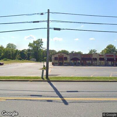 Thumbnail image of the front of a dentist office practice with the name Wyman Orthodontics which is located in Elkton, MD