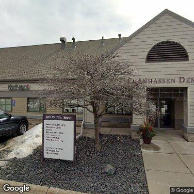 Thumbnail image of the front of a dentist office practice with the name Chanhassen Dental which is located in Chanhassen, MN