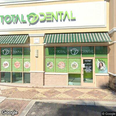 Thumbnail image of the front of a dentist office practice with the name Total Dental Family Care which is located in Miami, FL