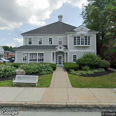 Thumbnail image of the front of a dentist office practice with the name The Pediatric Dental Group which is located in Framingham, MA