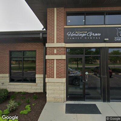 Thumbnail image of the front of a dentist office practice with the name Heritage Grove Family Dental which is located in Plainfield, IL