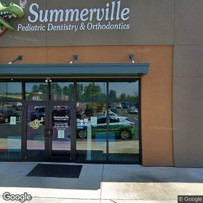 Thumbnail image of the front of a dentist office practice with the name Summerville Pediatric Dentistry & Orthodontics which is located in Summerville, SC