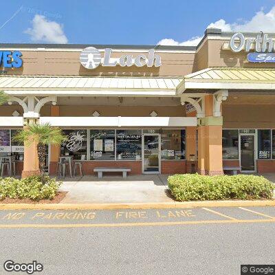 Thumbnail image of the front of a dentist office practice with the name Lach Orthodontic Specialists which is located in Oviedo, FL