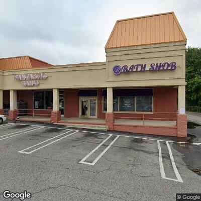 Thumbnail image of the front of a dentist office practice with the name Stout & Booth Orthodontics which is located in Hope Mills, NC