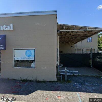 Thumbnail image of the front of a dentist office practice with the name Hope Dental which is located in Worcester, MA