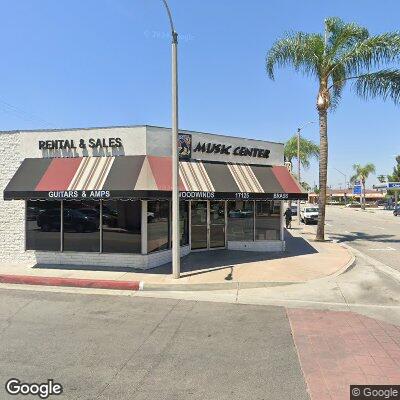 Thumbnail image of the front of a dentist office practice with the name Bellflower Music Center which is located in Bellflower, CA