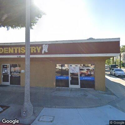 Thumbnail image of the front of a dentist office practice with the name A' Dentistry which is located in Fullerton, CA