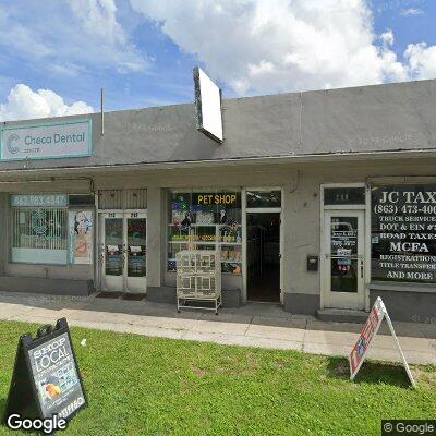 Thumbnail image of the front of a dentist office practice with the name Clewiston Dental Center which is located in Clewiston, FL