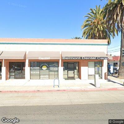 Thumbnail image of the front of a dentist office practice with the name A Belmont Dental Care which is located in Long Beach, CA