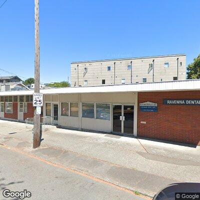 Thumbnail image of the front of a dentist office practice with the name Ravenna Dental Clinic which is located in Seattle, WA