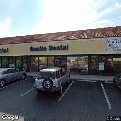 Thumbnail image of the front of a dentist office practice with the name Gentle Dental which is located in Port Richey, FL