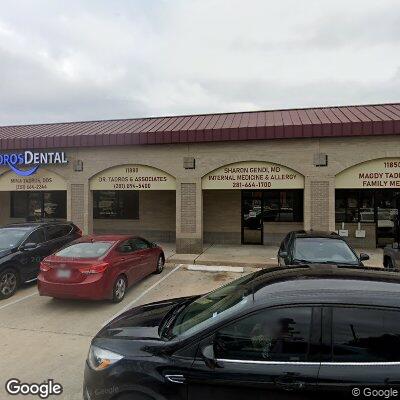 Thumbnail image of the front of a dentist office practice with the name Tadros Dental which is located in Houston, TX