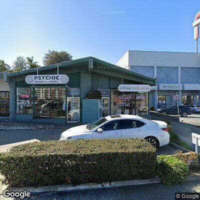 Thumbnail image of the front of a dentist office practice with the name De Leon Valarie DDS Millbrae Smile Center which is located in Millbrae, CA