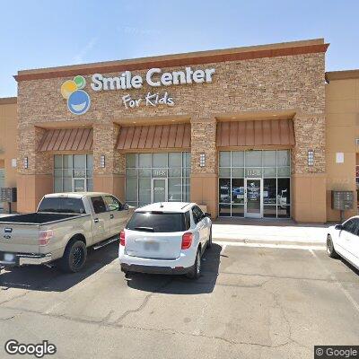 Thumbnail image of the front of a dentist office practice with the name Smile Center for Kids which is located in El Paso, TX