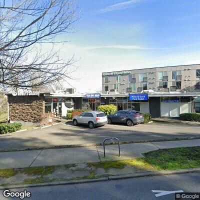 Thumbnail image of the front of a dentist office practice with the name Rainier Valley Orthodontics which is located in Seattle, WA