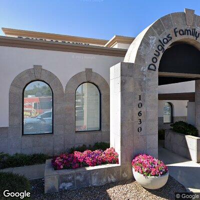 Thumbnail image of the front of a dentist office practice with the name Douglas Family Dentistry which is located in Scottsdale, AZ