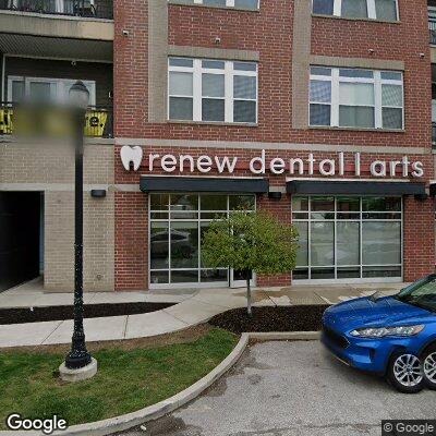 Thumbnail image of the front of a dentist office practice with the name Renew Dental Arts which is located in Indianapolis, IN