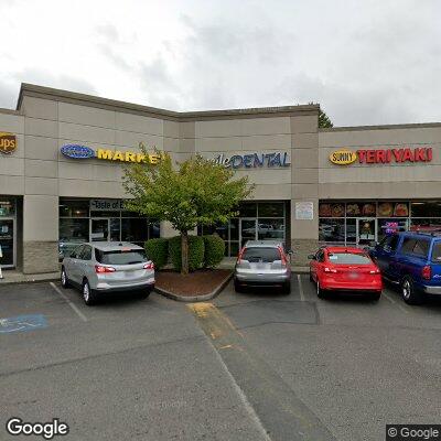 Thumbnail image of the front of a dentist office practice with the name Smile Dental which is located in Bothell, WA