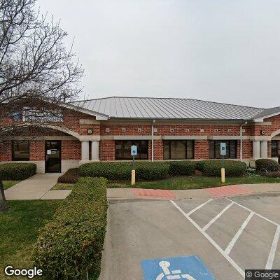 Thumbnail image of the front of a dentist office practice with the name Your All-American Smile Center which is located in Keller, TX