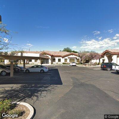 Thumbnail image of the front of a dentist office practice with the name Navajo Smiles which is located in Mesa, AZ