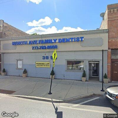 Thumbnail image of the front of a dentist office practice with the name AA American Dental Service which is located in Chicago, IL