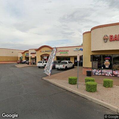 Thumbnail image of the front of a dentist office practice with the name Hollywood Orthodontics which is located in Mesa, AZ