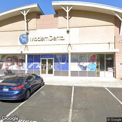 Thumbnail image of the front of a dentist office practice with the name Modern Dental of The East Valley which is located in Mesa, AZ