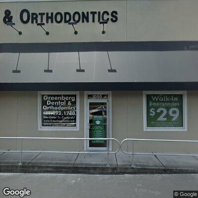 Thumbnail image of the front of a dentist office practice with the name Greenberg Dental & Orthodontic which is located in Kissimmee, FL