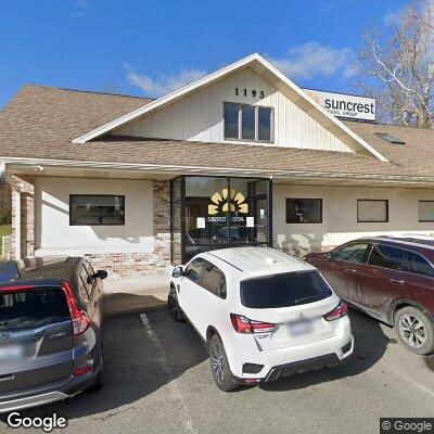 Thumbnail image of the front of a dentist office practice with the name Suncrest Dental Group which is located in Morgantown, WV