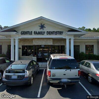 Thumbnail image of the front of a dentist office practice with the name Nguyen & Nguyen Dentistry which is located in Wake Forest, NC