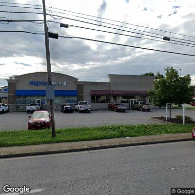 Thumbnail image of the front of a dentist office practice with the name Dennis Paul King, DDS which is located in Vienna, WV